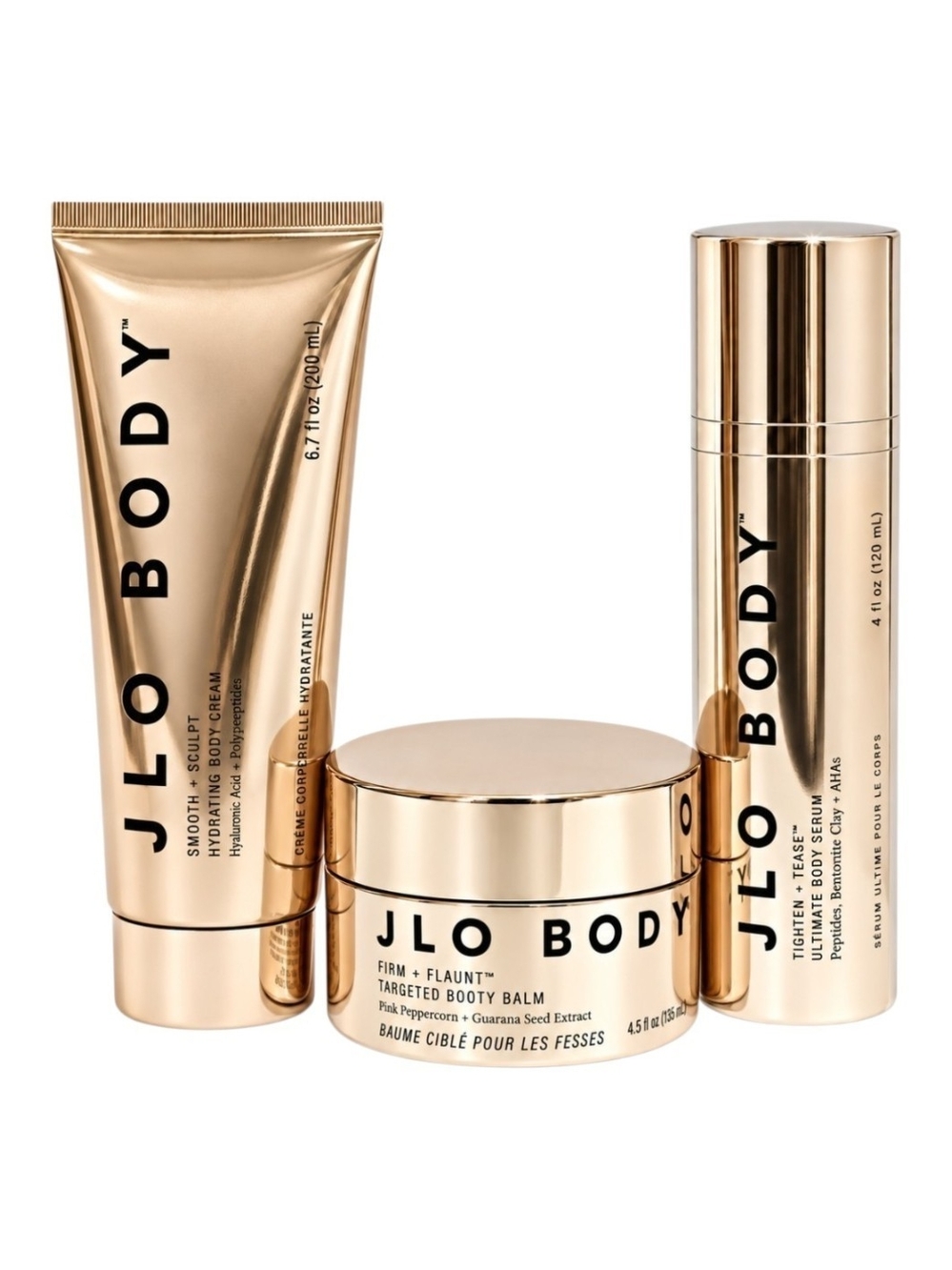 JLo Beauty Ultimate Body Trio FULL SIZE 3 Pc Set NEW SEALED $185 Retail